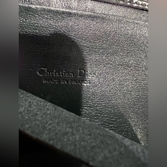 Vintage Christian Dior Trotter Bifold Wallet Navy Blue - Picture 9 of 11